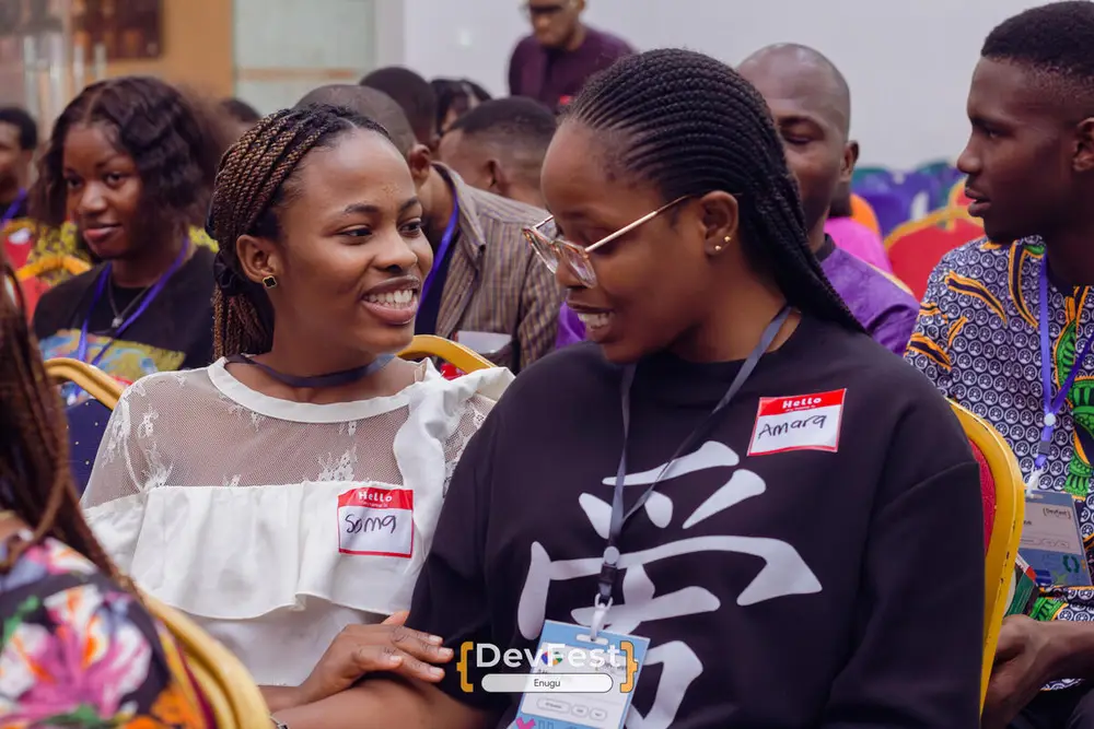 DevFest Enugu 2024 Throwback photo